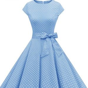 1950s retro rockabilly nuclear mom dress